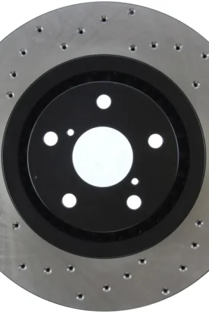 StopTech 06-09 Lexus IS350 / 07-08 GS350 2WD Drilled Right Front Rotor Special Offer