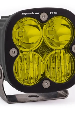 Baja Designs Squadron Pro Driving/Combo Pattern Black LED Light Pod - Amber While Supplies Last