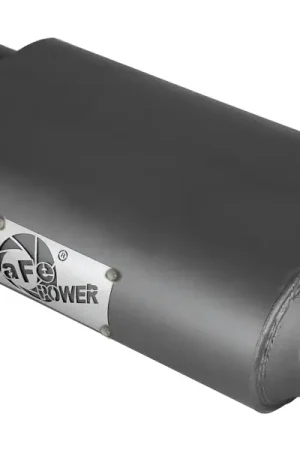 One Day Deal aFe Scorpion Replacement Alum Steel Muffler 2-1/2in In/Out Baffled Offset/Offset 13inL x10inW x4inH