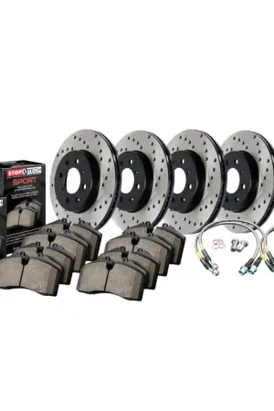 Best Price Sport Axle Pack Drilled Rotor, 4 Wheel