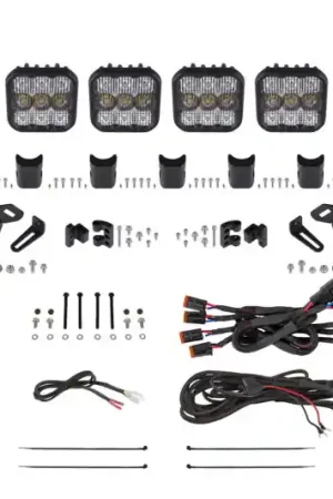 Diode Dynamics 17-24 Can-Am Maverick X3 SS5 Pro CrossLink Roof Lightbar Kit - White Combo Popular