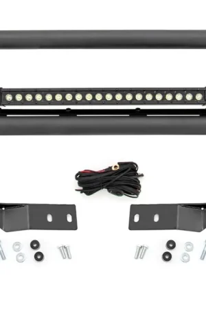 Nudge Bar 20 Inch Black Series DRL Single Row LED 07-21 Toyota Tundra Rough Country Same Day Shipping