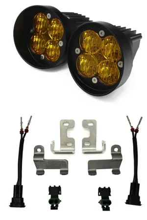 Baja Designs Tacoma/Tundra/4Runner Fog Light Kit Squadron SAE Amber FPK Baja Designs Warranty Included