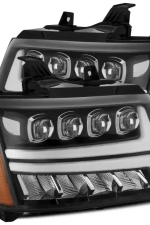 AlphaRex 07-13 Toyota Tundra / 08-17 Sequoia PRO-Series Projector Headlights Chrome w/Seq. Sig. + DR Must Have