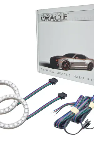 Top Pick Oracle Dodge Charger SRT8 11-14 WP LED Projector Fog Halo Kit - ColorSHIFT