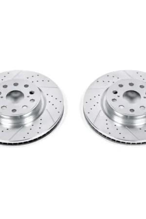 Instant Buy Power Stop 07-17 Lexus LS460 Front Evolution Drilled & Slotted Rotors - Pair