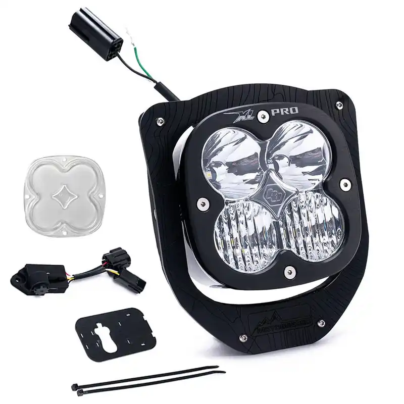 Fresh Stock Husqvarna XL Pro D/C Headlight Kit w/ Dimmer 2024 FE 350S FE 501S FE350W FE 501W FE 450 TE 150 TE 250 TE 300 Driving Combo Clear