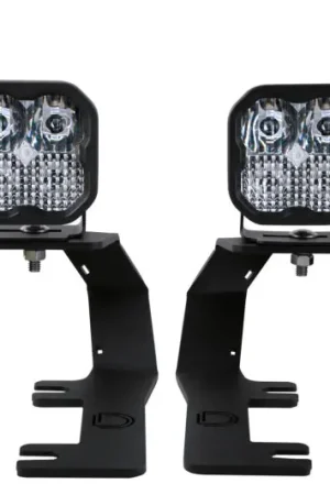 Diode Dynamics 14-19 Silverado/Sierra SS3 LED Ditch Light Kit Sport - White Combo One Day Deal