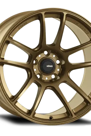 Konig Heliogram 15X8 4X100 ET36 Matte Bronze Knurled Bead Flow Formed Cheap