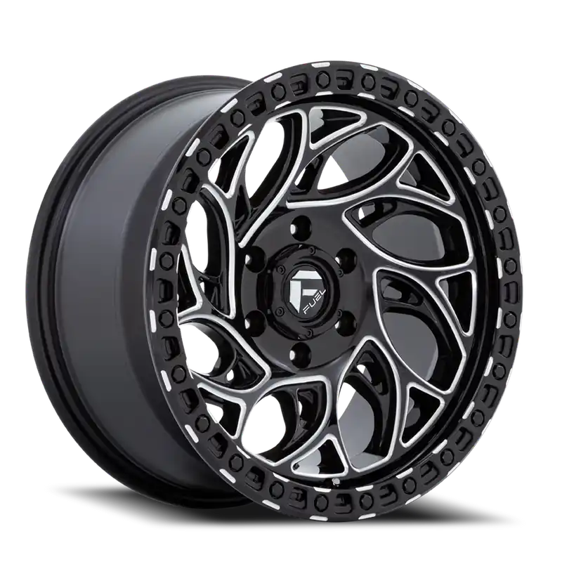 Get Yours Aluminum Wheels 20X9 Runner OR D840 6 On 114.3 Gloss Black Milled 66.06 Bore 20 Offset Fuel Off Road Wheels