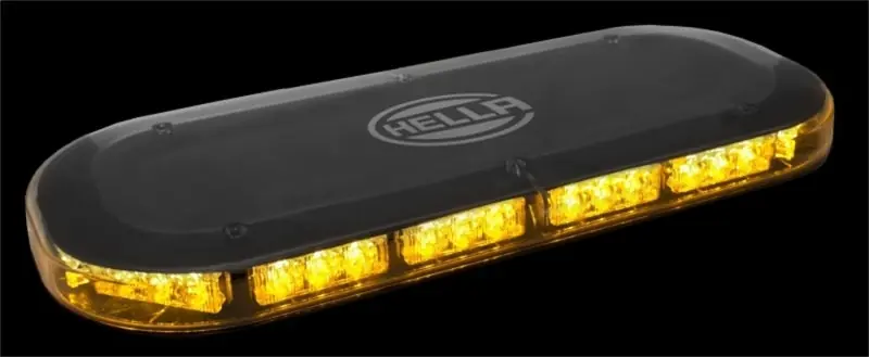 Affordable Hella MLB 200 Amber Fixed Micro LED Light Bar 12-24V