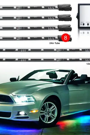 XK Glow 3 Million Color XKGLOW LED Accent Light Car/Truck Kit 8x24In + 4x12In Tubes New Arrival