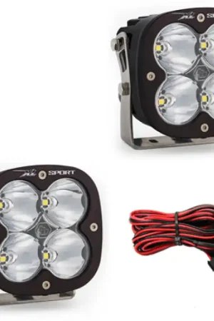 Latest Baja Designs XL Sport Series High Speed Spot Pattern Pair LED Light Pods