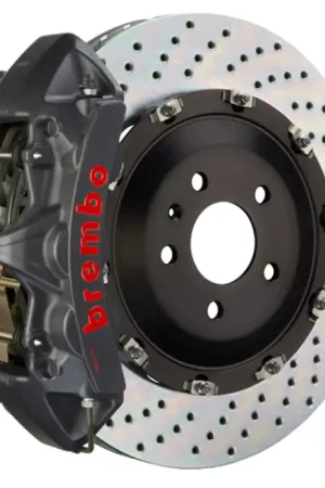 Time-Limited Brembo 17+ LC500/18+ LS500 Front GTS BBK 6 Piston Cast 405x34 2pc Rotor Drilled-Black HA