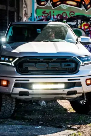 Cali Raised 19-22 Ford Ranger 22 Bumper Hidden Led Light Bar Brackets Kit For - W/ 22 Inch Led Bar Special Offer