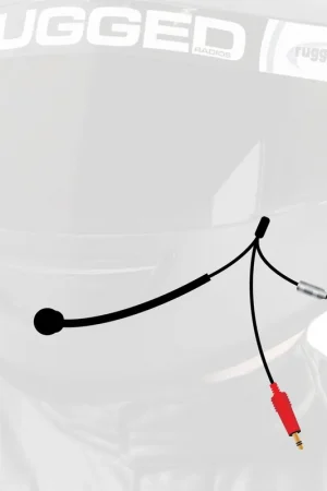 3C NASCAR Wired Straight Cord Helmet Kit with Mic and 3.5mm Jack Super Sale