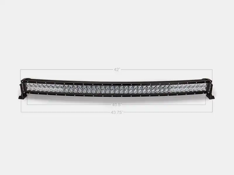 Next Day Delivery Cali Raised 42 Curved Dual Row 5D Optic Osram Led Bar - Spot