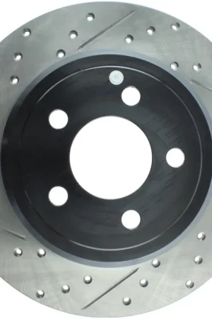 StopTech 05-13 Chrysler300/300C / 09-12 Dodge Challenger Rear Right Drilled & Slotted Rotor Next Day Delivery