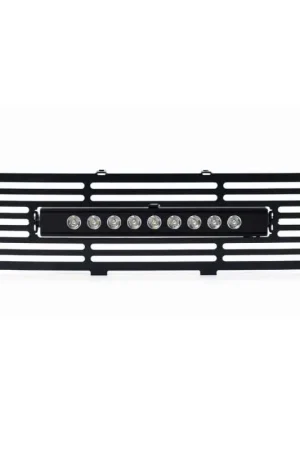 New Arrival Putco 11-14 Ford F-150 EcoBoost SS Blk Bar Bumper Grille Insert w/ 10in Luminix Light Bar