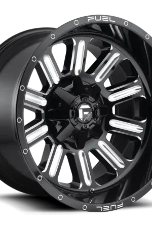 Deal Aluminum Wheels 20X10 Hardline D620 5 On 139.7/5 On 150 Gloss Black/Milled 110.3 Bore -18 Offset Fuel Off Road Wheels