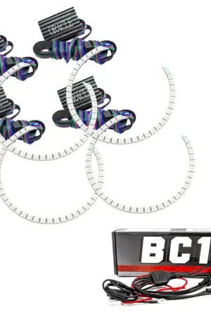 Hassle-Free Returns Oracle Jeep Grand Cherokee 99-04 Halo Kit - ColorSHIFT w/ BC1 Controller