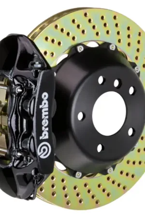 Brembo 05-07 Quattroporte/08 GranTurismo Rear GT BBK 4 Piston Cast 380x28 2pc Rotor Drilled-Black Place Order