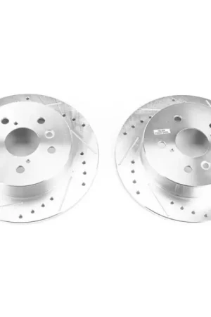 Best Price Power Stop 18-19 Toyota Camry Rear Evolution Drilled & Slotted Rotors - Pair