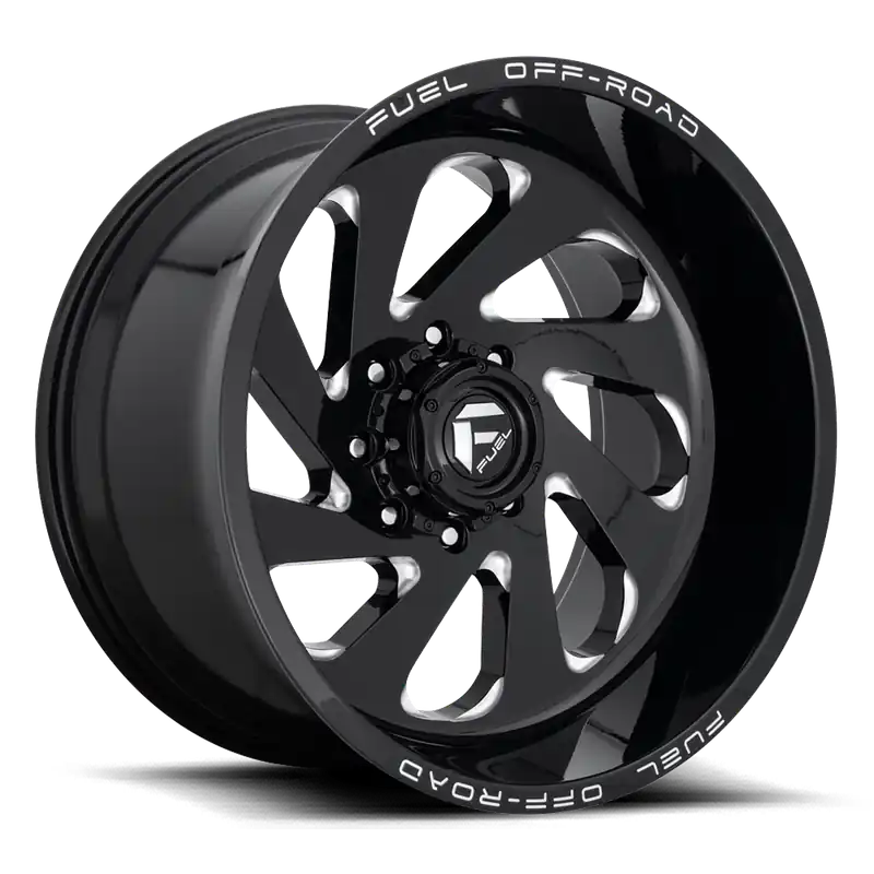 Aluminum Wheels 22X12 Vortex D637 6 On 135 Gloss Black Milled 87.1 Bore -44 Offset Fuel Off Road Wheels Buy Today