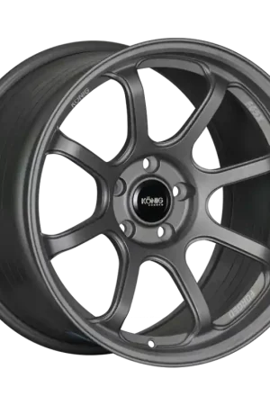 Direct From Factory Konig Forged F6SX 18x8.5A 5x114.3 ET35 Satin Grey Wheel (Knurled Bead)