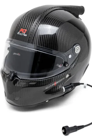 PCI Stilo ST6 GT SA2025 Helmet with Carbon Fiber RaceAir Fitting and Stilo Earcup Wiring Weekend Sale