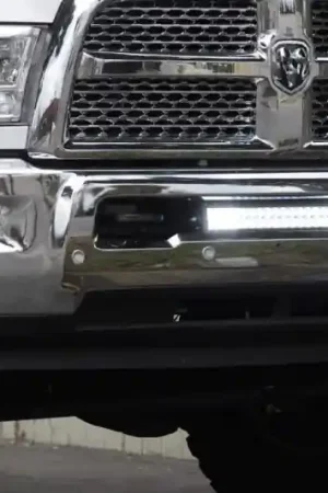 Cali Raised 10-18 Dodge Ram 2500/3500 22 Bumper Hidden Led Light Bar Brackets Kit For - W/ 5D Opti Best Choice