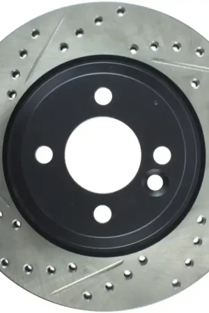 StopTech 02-07 Mini Cooper/Cooper S Slotted & Drilled Right Front Rotor Trusted Brand