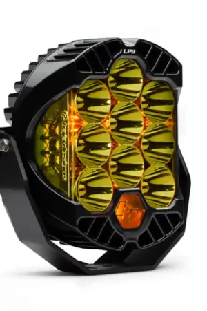 Top Pick Baja Designs LP9 Racer Edition Series High Speed Spot Pattern LED Light Pods - Amber