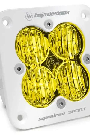 Mega Sale Baja Designs Squadron Sport White Wide Cornering Pattern Flush Mount LED Light Pod - Amber