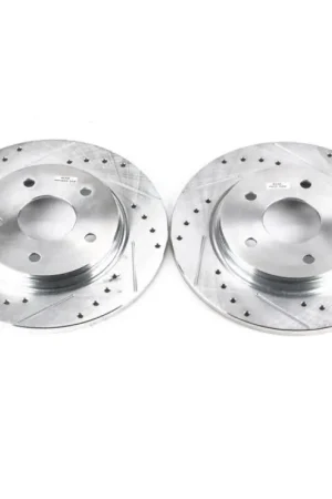 Power Stop 08-16 Chrysler Town & Country Rear Evolution Drilled & Slotted Rotors - Pair Popular