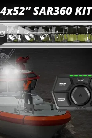 New Release XK Glow SAR360 Light Bar Kit Emergency Search and Rescue Light System White (4) 52In