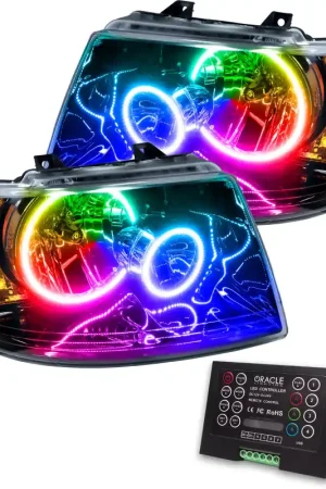 Oracle 03-06 Ford Expedition SMD HL - Black - ColorSHIFT w/ 2.0 Controller Final Sale