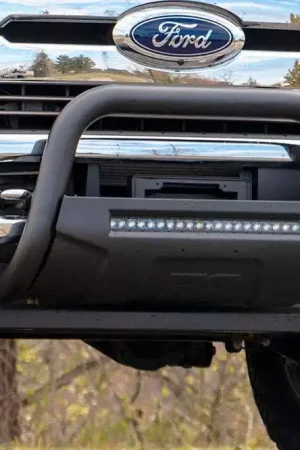 Ford 17-20 F-250 Bull Bar w/LED Light Bar Black Rough Country Top Rated