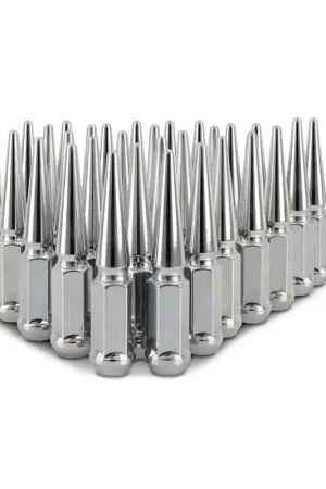 Same Day Shipping Mishimoto Mishimoto Steel Spiked Lug Nuts M14 x 1.5 32pc Set Chrome