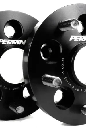Bargain PERRIN Subaru/Toyota/Scion 20mm Wheel Adapter (Bolt-On Type) 5x100 to 5x114.3 w/56mm Hub - Pair