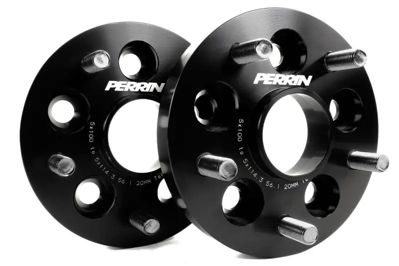 Bargain PERRIN Subaru/Toyota/Scion 20mm Wheel Adapter (Bolt-On Type) 5x100 to 5x114.3 w/56mm Hub - Pair