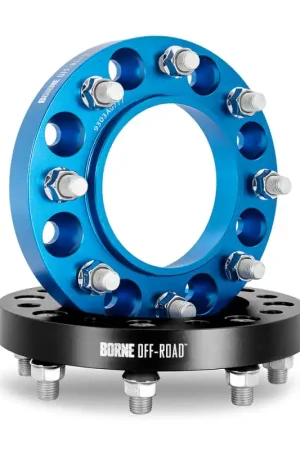 Borne Off-Road Wheel Spacers 8X165.1 121.3 38.1 M14 Blk Latest