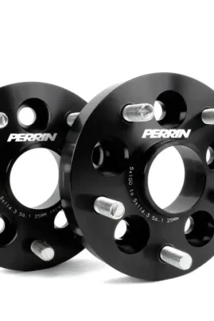 In Demand PERRIN Subaru/Toyota/Scion 25mm Wheel Adapter (Bolt-On Type) 5x100 to 5x114.3 w/56mm Hub - Pair