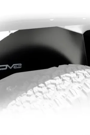 DV8 Offroad 07-18 Jeep Wrangler JK Rear Aluminum Inner Fender - Black Direct From Manufacturer