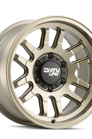 Professional Grade Dirty Life Race Wheels Canyon 9310 Satin Gold 17X9 6-135 0Mm 87.1Mm