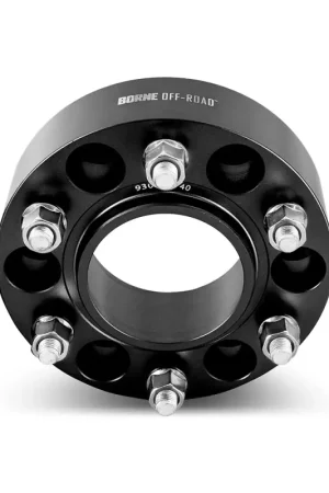 Worldwide Shipping Borne Off-Road Wheel Spacers - 6x135 - 87.1 - 50 - M14 - Black
