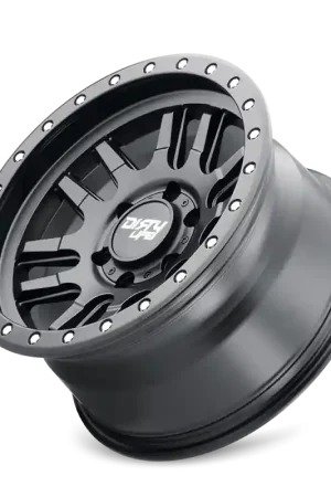 Shop Now Dirty Life 9309 Canyon Pro 17x9/5x127 BP/-12mm Offset/71.5mm Hub Matte Black Wheel - Beadlock