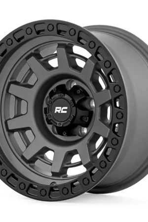 Mega Sale Rough Country 85 Series Wheel | One-Piece | Gunmetal Gray/Black | 15x8 | 5x5.5 | -19mm