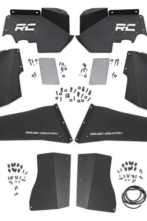 Jeep Front & Rear Inner Fenders Set 07-18 Wrangler JK Rough Country Best Price