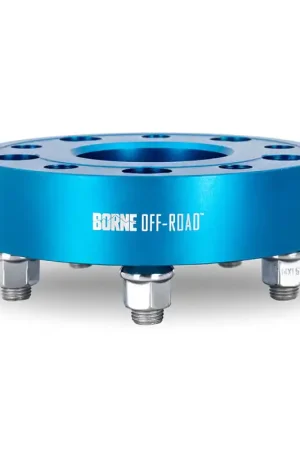 Final Sale Borne Off-Road Wheel Spacers - 5x127 - 71.6 - 30mm - M14 - Blue